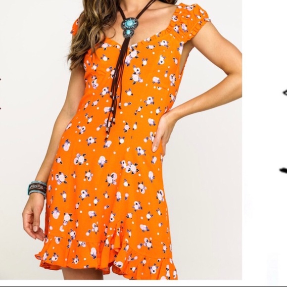 Free People Mini Dress Size M - Picture 2 of 7